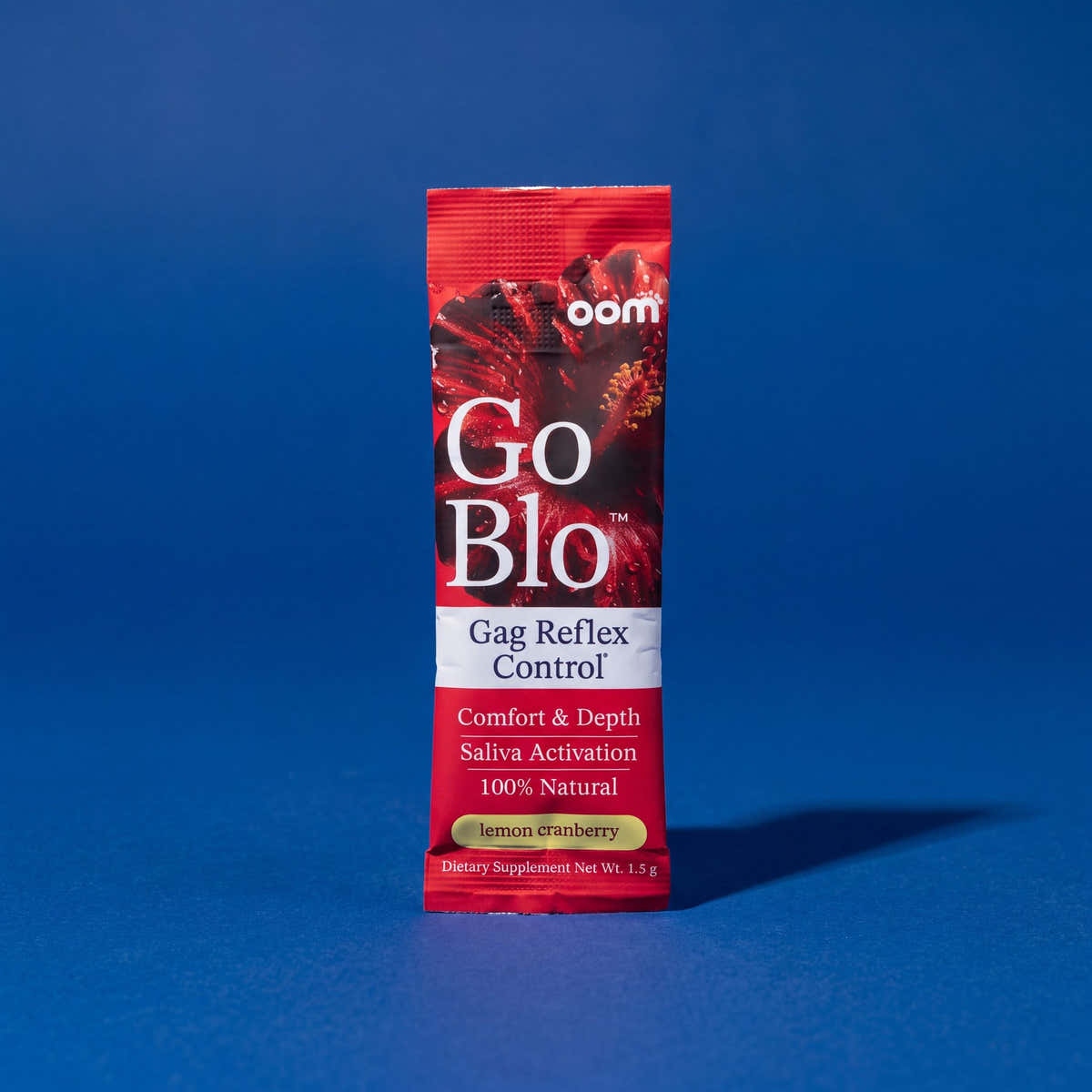 GoBlo Gag Reflex Control stick pack on Klein blue